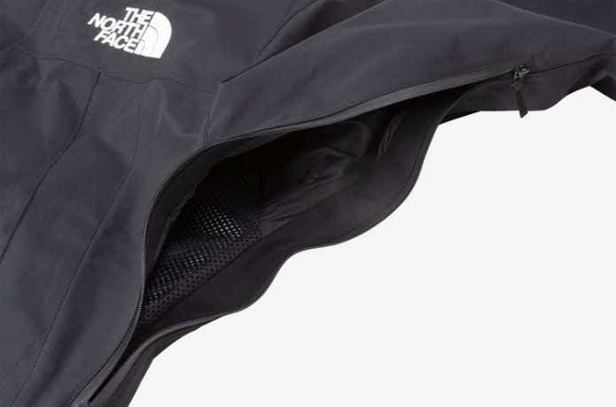 ザ・ノース・フェイス マウンテンジャケットのベンチレーション
