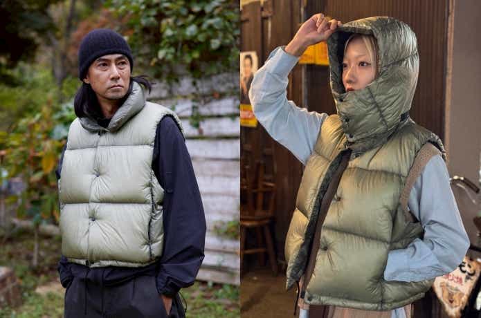 Down Vest Float Panel