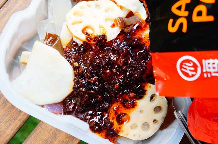 海底撈（カイテイロウ）の麻辣火鍋の麻辣ソース