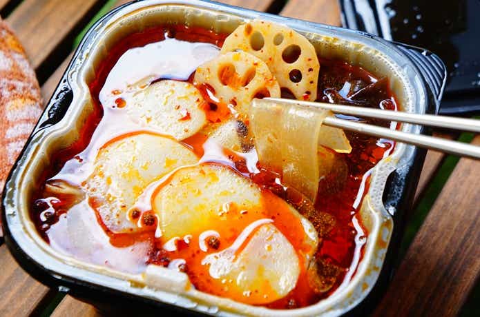 インスタントで食べられる麻辣湯（マーラータン）