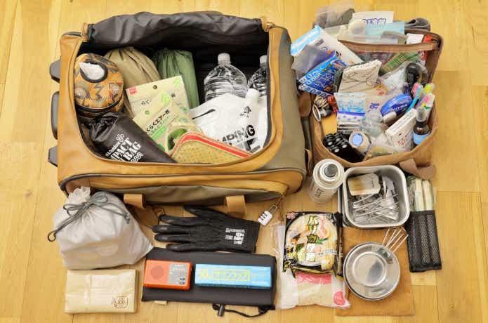 防災バッグ中身