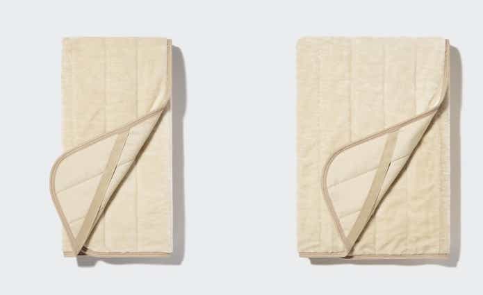 ユニクロ UNIQLO 「ヒートテックシキパッドシングル」「ヒートテックシキパッドダブル」「ヒートテックモウフシングル」「ヒートテックモウフダブル」