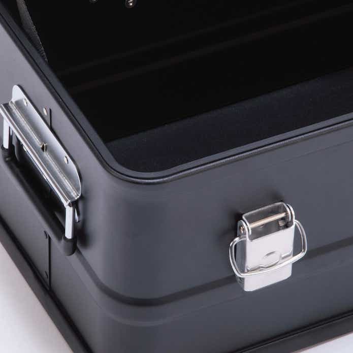 ブラック アルミコンテナボックス 30L