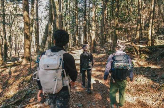 登山で背負うバックパック