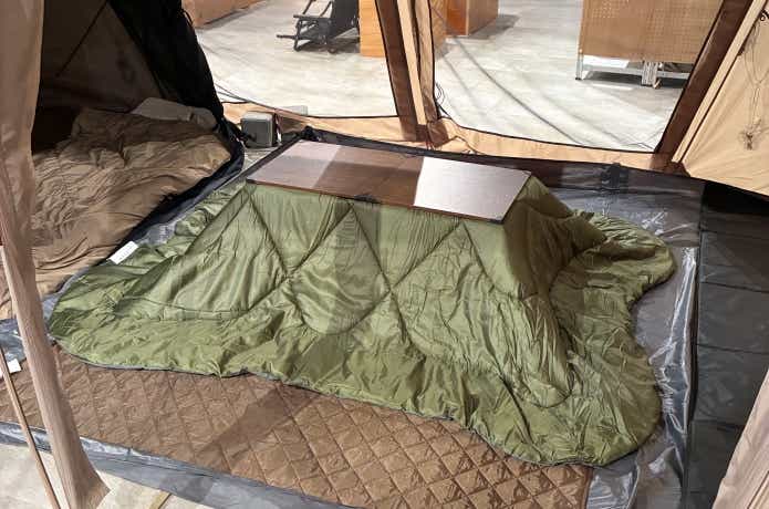 アルペンアウトドアーズのこたつユニット88