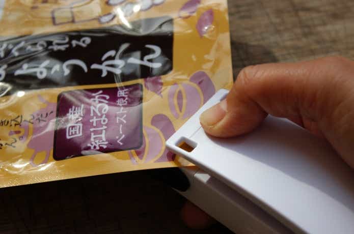 イージーシーラーでテストしているところ