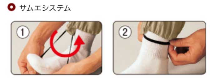 モンベルのサムエシステム