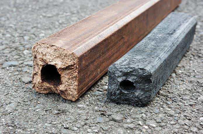 オガライトとオガ炭