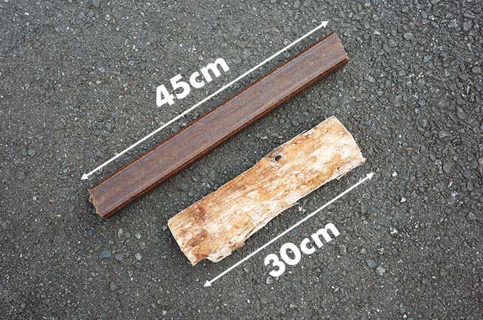 オガライトと薪