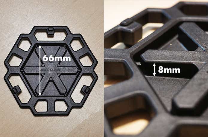 ジオメトリックプレートのサイズ