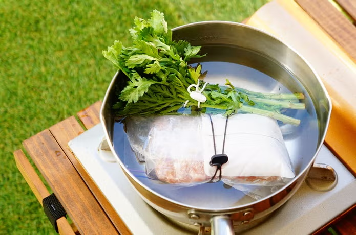 無印良品のシリコーンマルチバンドの使用例