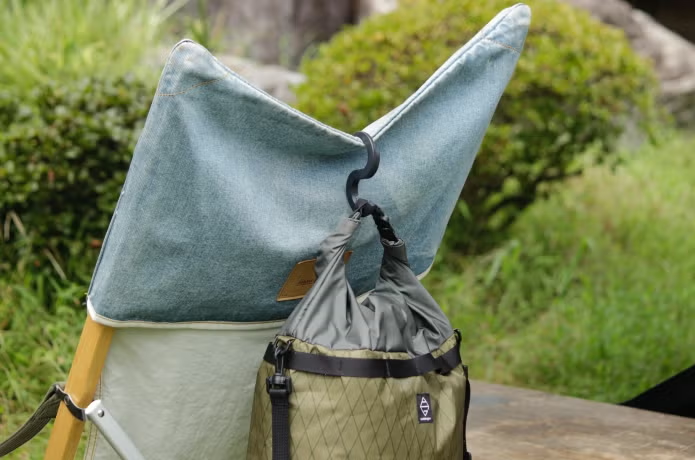 無印良品のトラベルS字フックの使用例