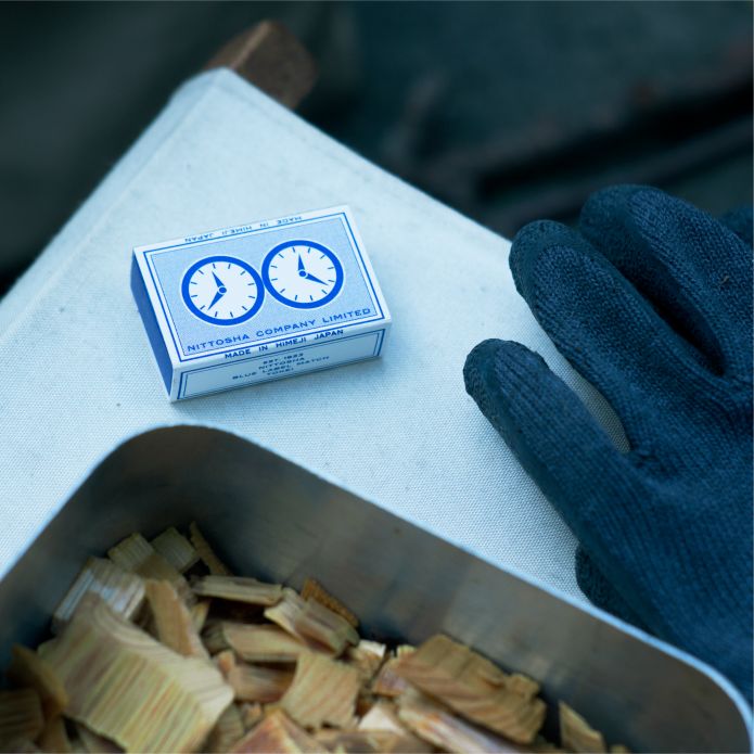 キャンプシーンで使うBLUE LABEL MATCH