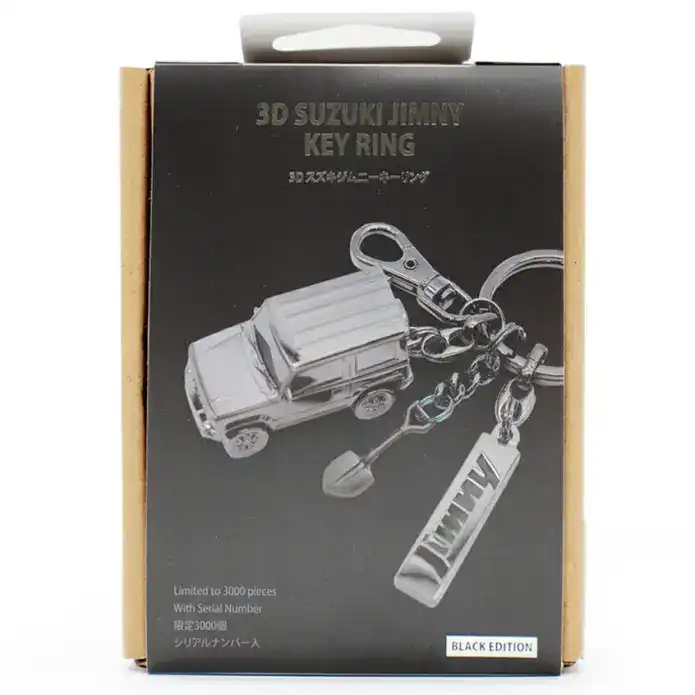 SUZUKI JIMNY キーチェーン BLACK EDITIONの箱