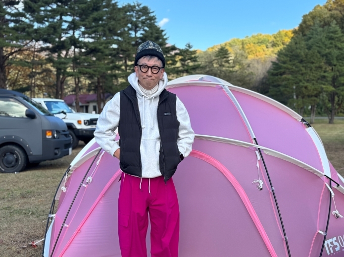 電熱ベスト着用