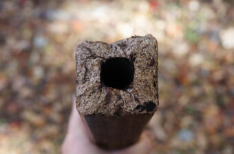 オガライトの断面