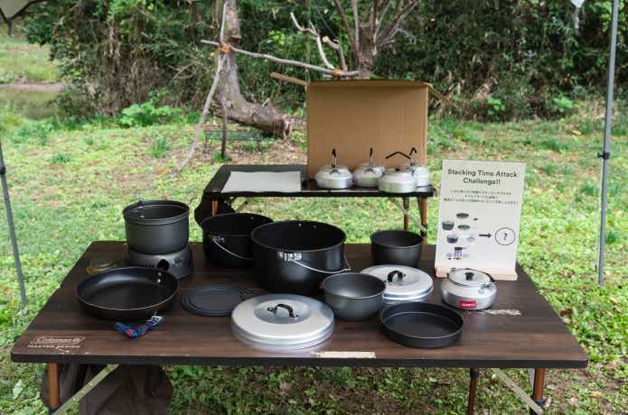 トランギア100周年記念イベント　スタッキングチャレンジ