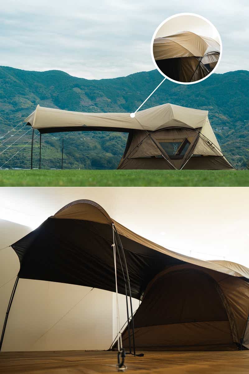 DOD　薪ストーブ対応　ガシーンドーム