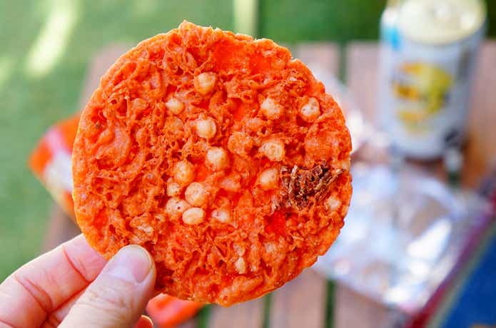 もへじの紅生姜のかき揚げ