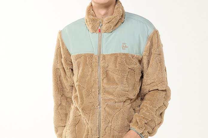 ベージュのチャムス ブービーエルモジャケット