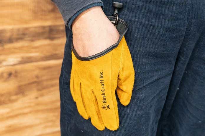 ブッシュクラフト クイック焚き火グローブ