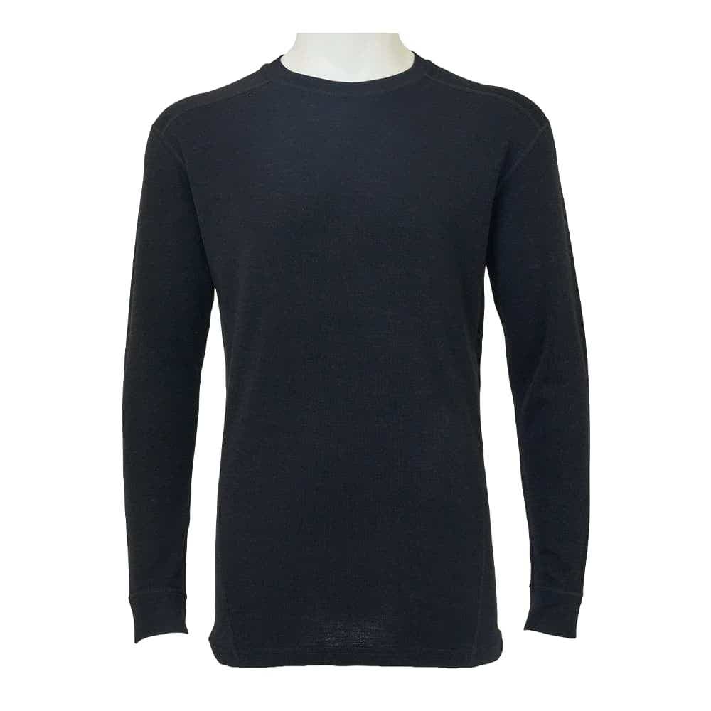 メリノウールの暖かさと吸湿発熱が合わさり、冬も快適さを保ちやすい万能インナー