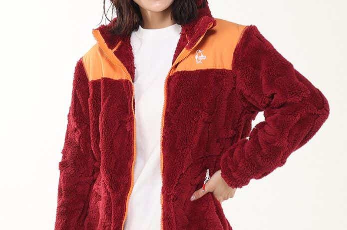 赤いチャムス ブービーエルモジャケット