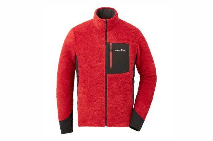 赤いモンベル クリマエア ジャケット Men’s