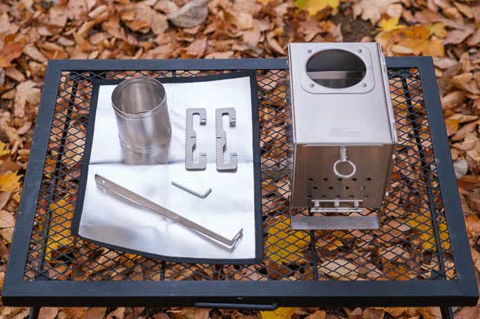 フィールドアのミニ薪ストーブ付属品