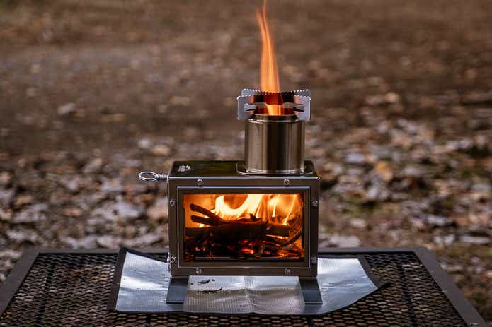 ミニ薪ストーブの燃焼