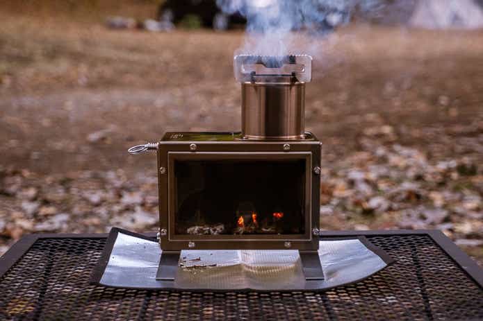 ミニ薪ストーブの消化