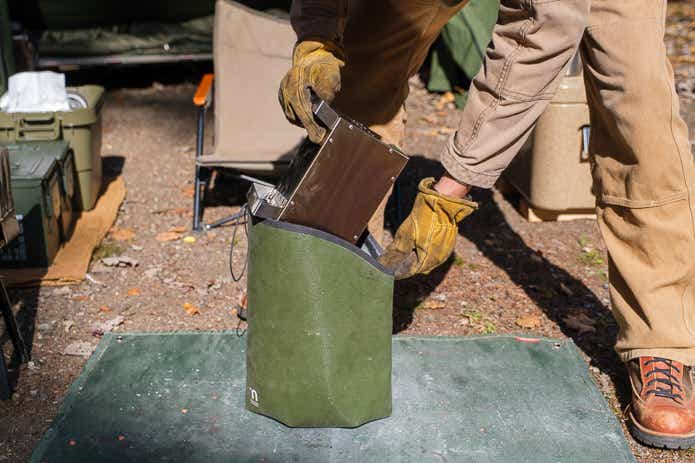 フィールドアのミニ薪ストーブ掃除