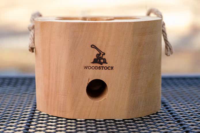 ウッドグリルの空気穴