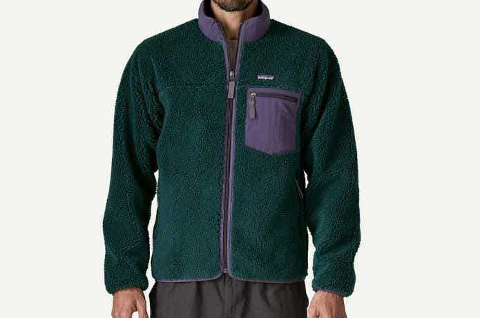 緑色のパタゴニア メンズ・クラシック・レトロX・ジャケット