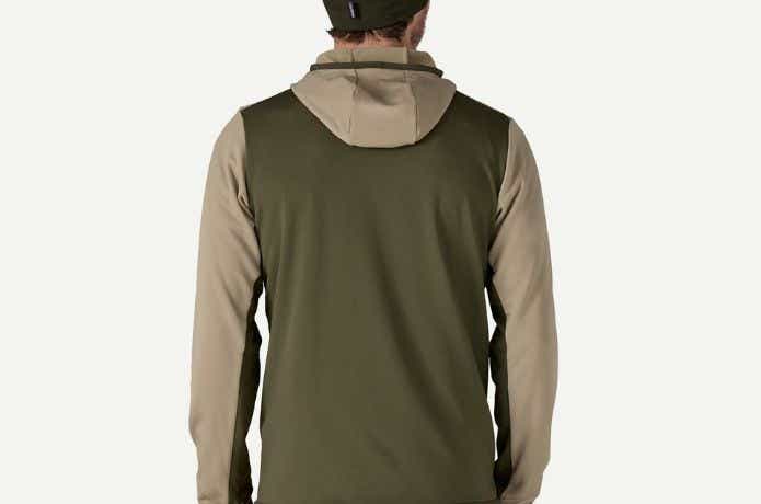 パタゴニア メンズ・R1 サーマル・フルジップ・フーディの後ろ