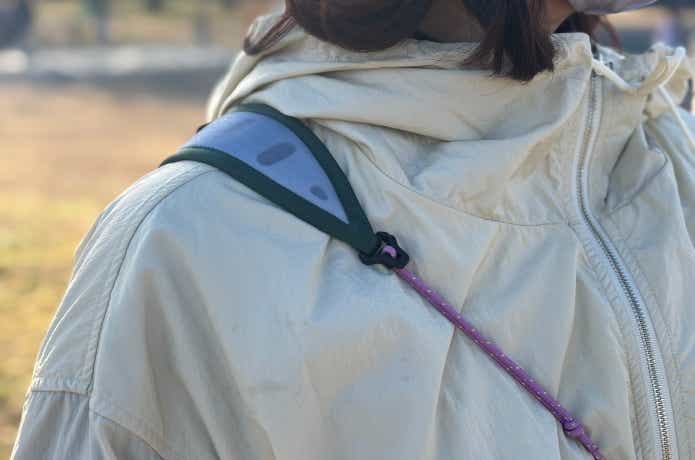 ショルダーパッド部分