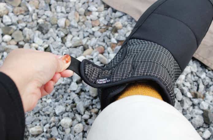 DIATECHSマジックブーツのフラップ部分