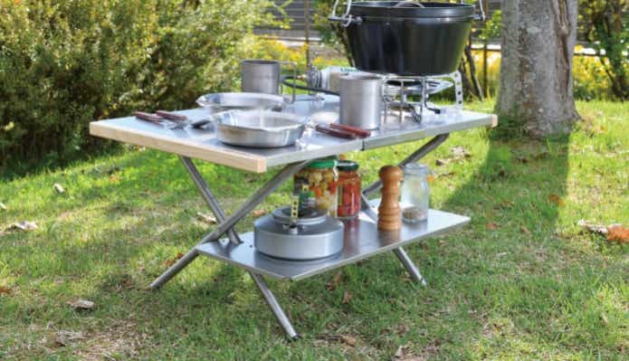 新品　未使用　ユニフレーム　焚き火テーブル　ラージ　限定　復刻 UNIFLAME ユニフレーム 焚き火テーブルラージ 限定10台 焚き火