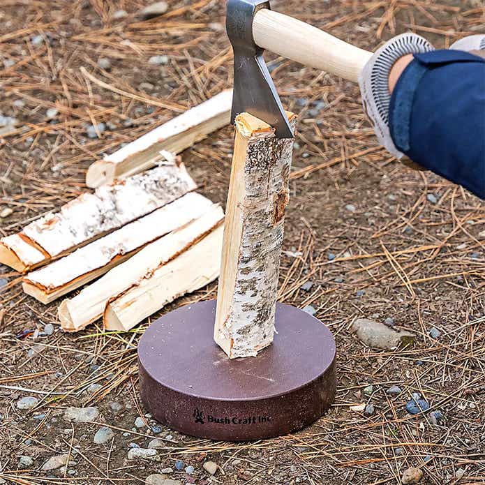ブッシュクラフト 薪割台