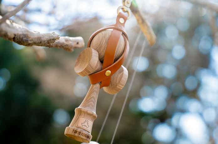 TOKYO KENDAMAの「ZEBRAWOOD HOLDER SET 5th Shape」