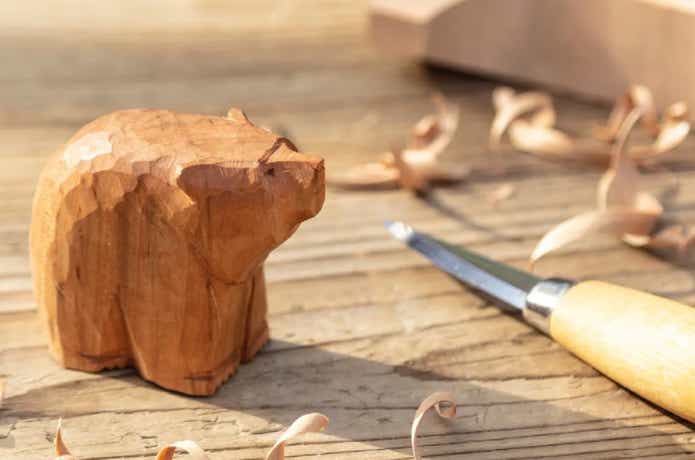 UPI OUTDOOR PRODUCTSの「ウッドカービング キット 熊」