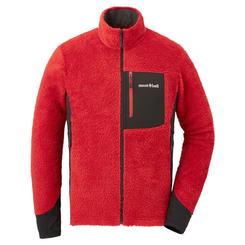 軽く、保温性の高いフリースジャケット。サムホールやジッパーポケットなどの機能も充実