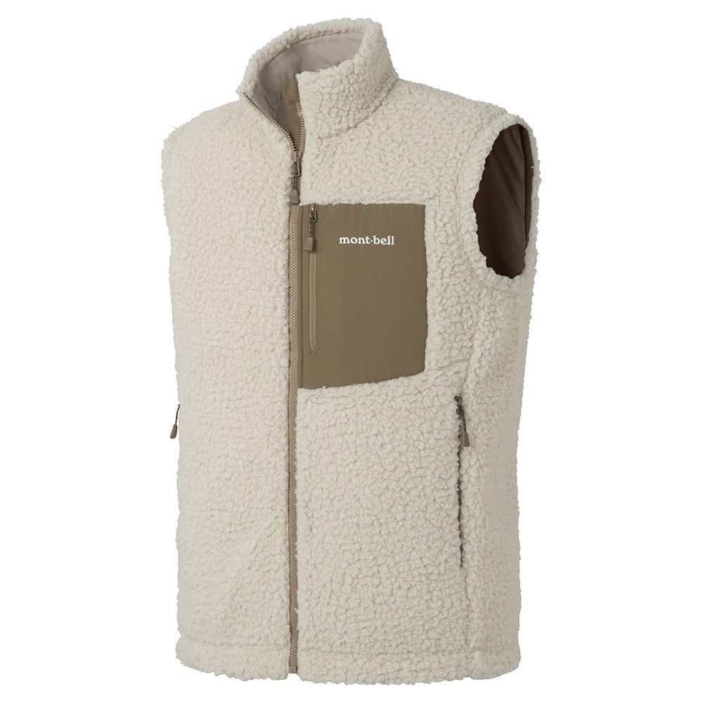 高い保温性が魅力のフリースベスト。軽量で長時間着用してもストレスを感じない