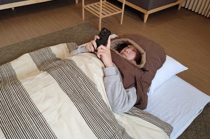 ベアーズロックのかぶれる寝袋「でっかぶるん」