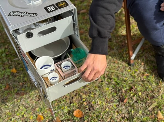 ギャレーボックスの引き出し