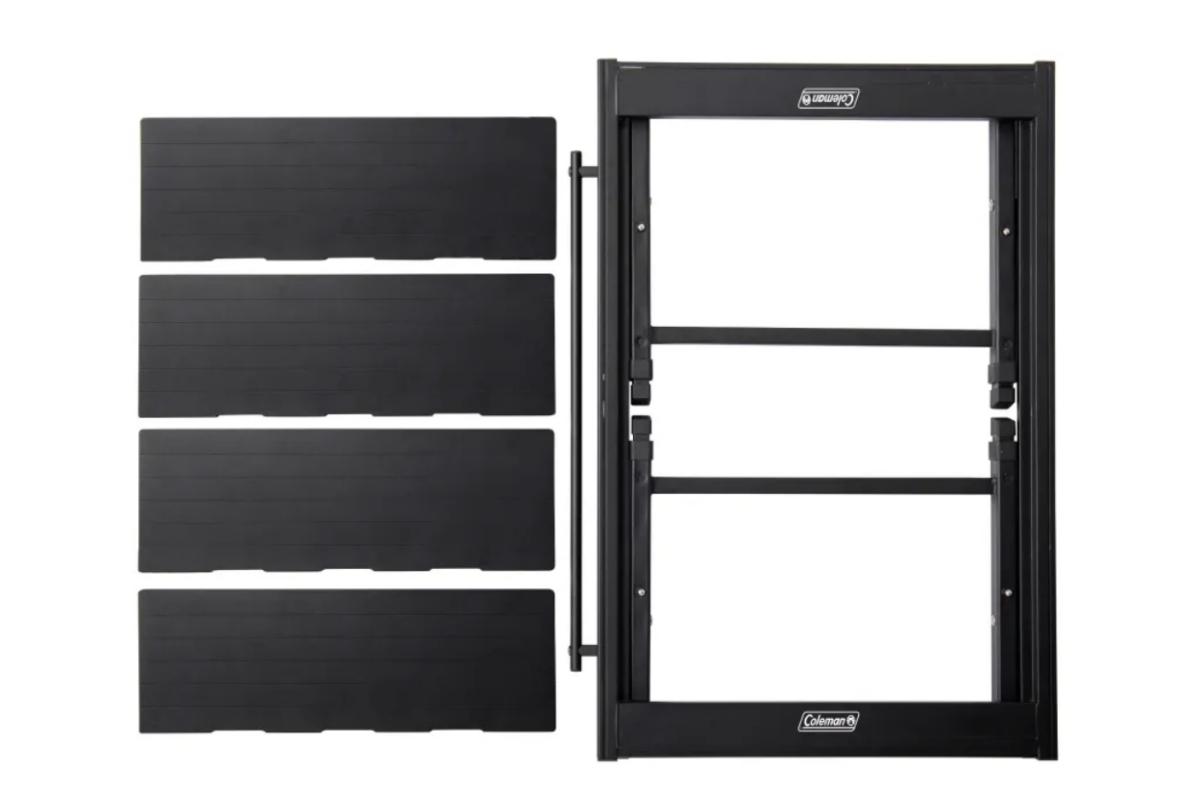 コールマン 　デュアルガスバーナーストーブ　フラットテーブル/60（ブラック）　カセットガス
