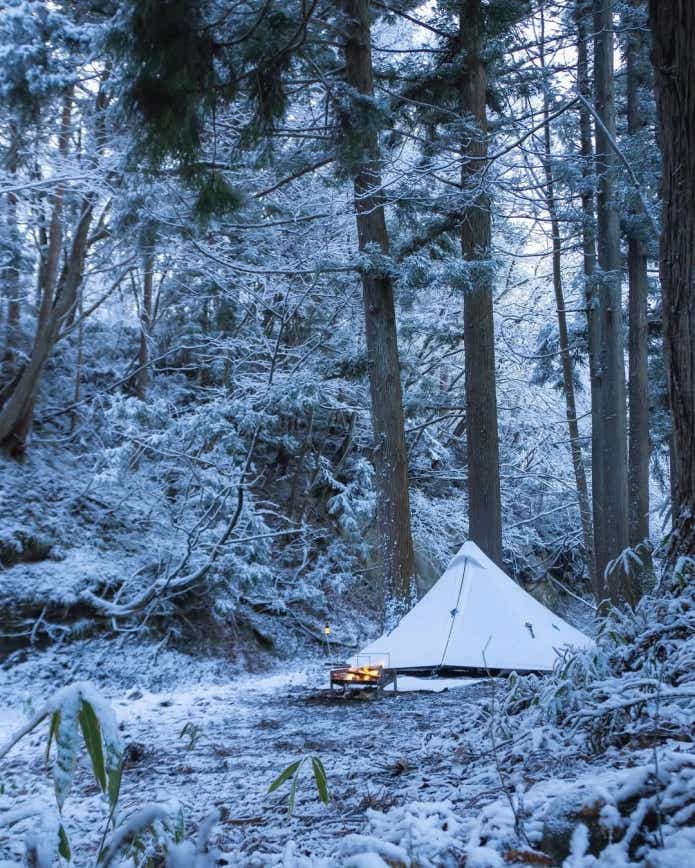 UTOUTOでのキャンプ風景