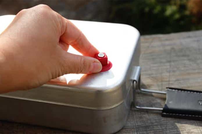 ベルモント「マグネット入り吸盤」使用例