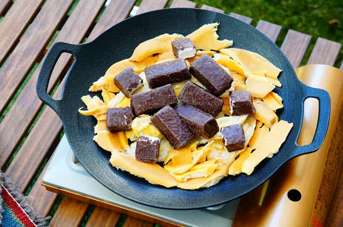 HARIBOのCHAMALLOWSチョコマシュマロとバナナパン