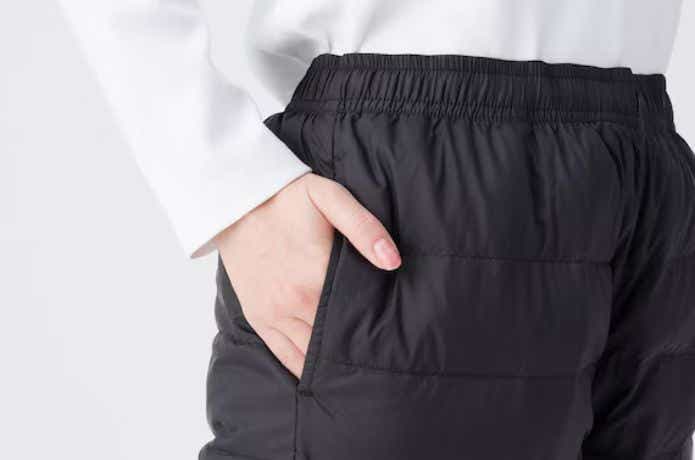 ニトリ N +あったかダウンパンツのウエスト